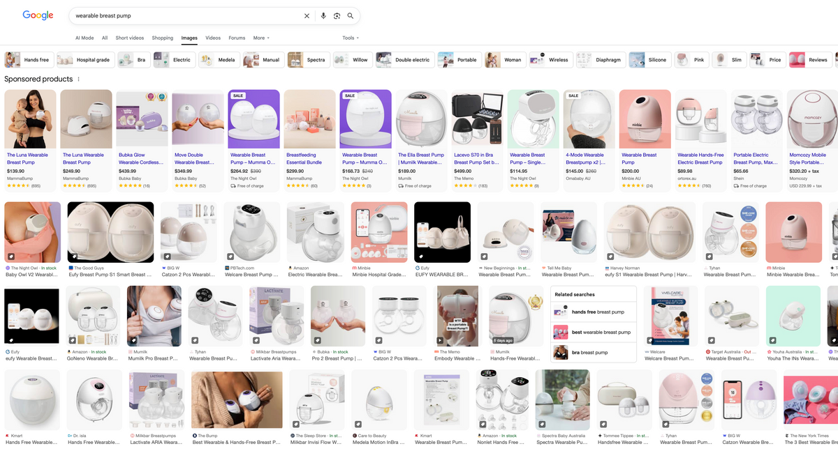 google-search-wearable-breast-pump