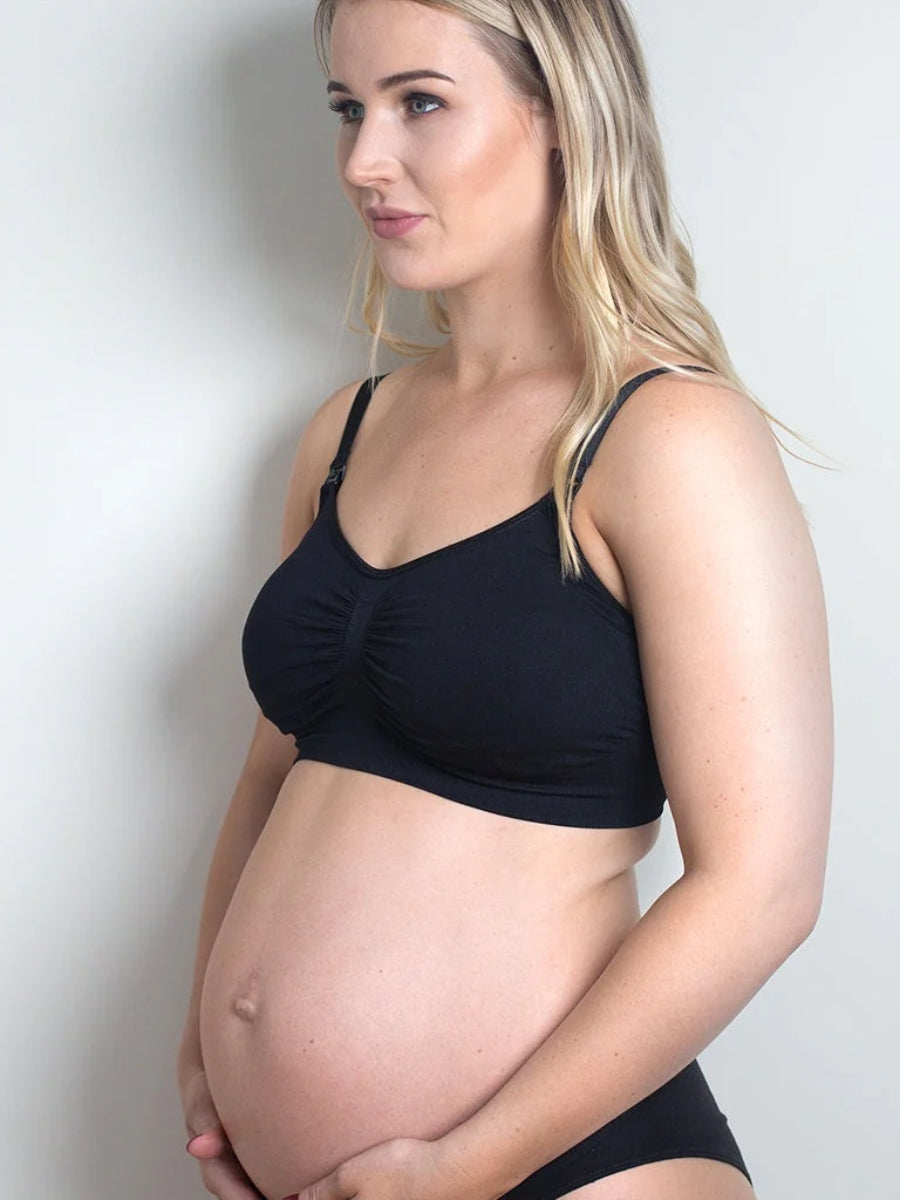 3 Pack Breastfeeding Bras Wire Free Nursing Bra Maternity Pregnant  Underwear XL, 1 - Foods Co.