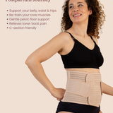 MammaBump-Postpartum-Belly-Band-Tan-color-benefits-postpartum-healing