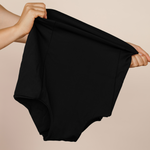 For Complete Postpartum Recovery Bundle: MammaBump Postpartum Soothing Briefs in black, included in the Complete Postpartum Recovery Bundle