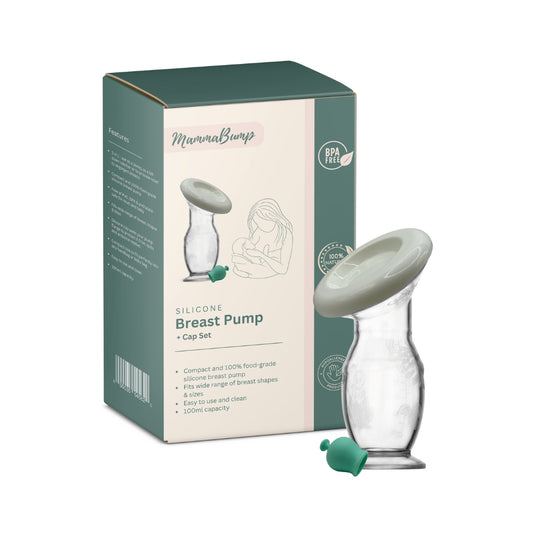 Silicone Breast Pump + Cap Set