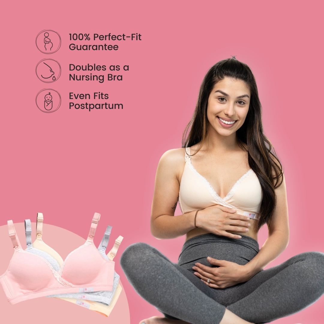 2-in-1 Pumping & Nursing Bra Hands Free for Maternity & Breastfeeding –  mamadoulacanada