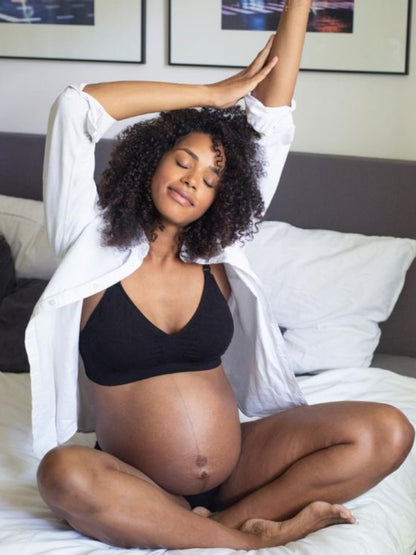 New! Bella Materna Ruched Clip Nursing Bra – TummyStyle Maternity & Baby
